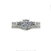 1.1ct Cushion Cut Diamond Gold Bridal Set - 01US28A